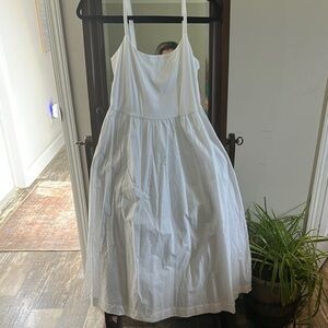 Old Navy White Midi Dress